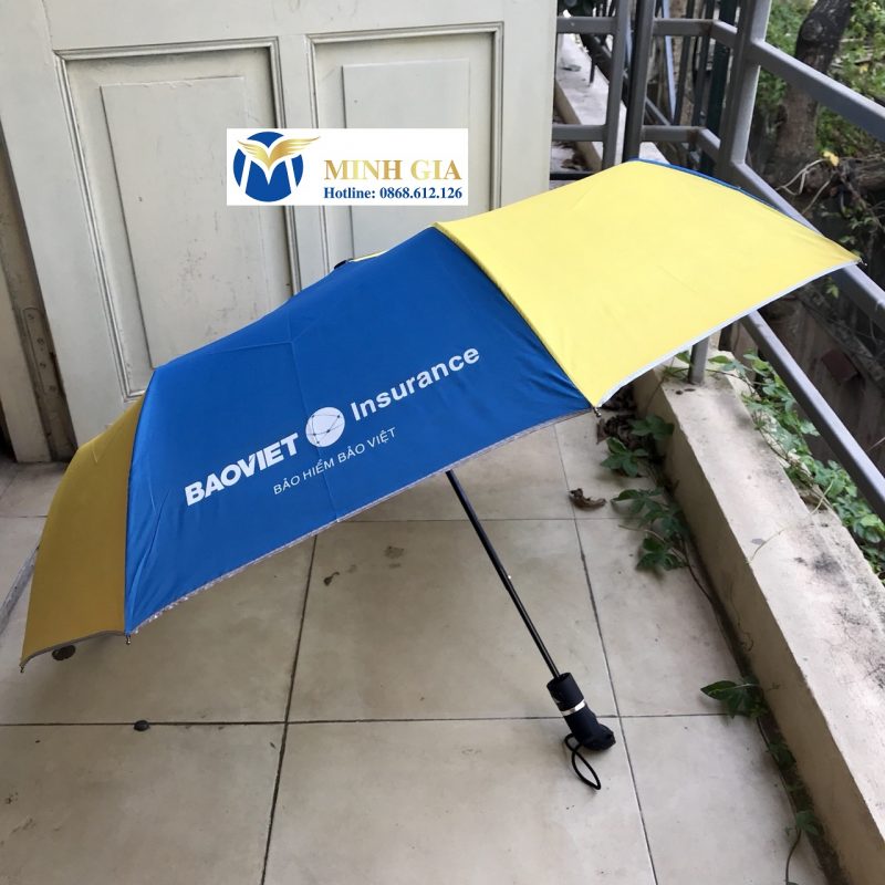 Ô Dù gập 3 tự động 1 chiều Minhgia.vn Ô Dù gập 3 tự động 1 chiều Minhgia.vn