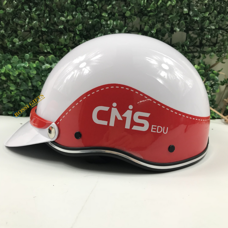 Mũ bảo hiểm in logo CMS Mũ bảo hiểm in logo CMS