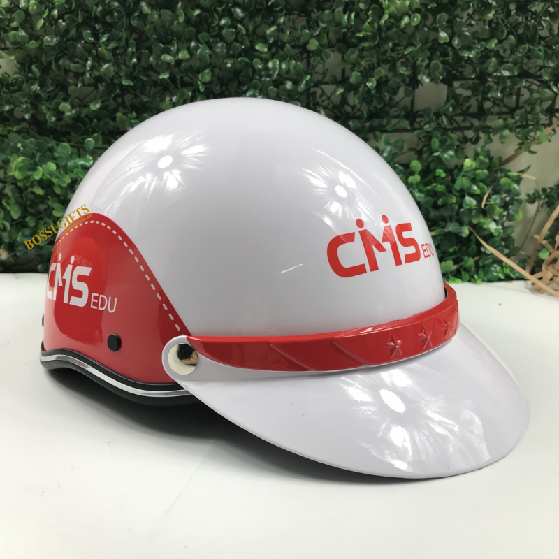 Mũ bảo hiểm in logo CMS Mũ bảo hiểm in logo CMS