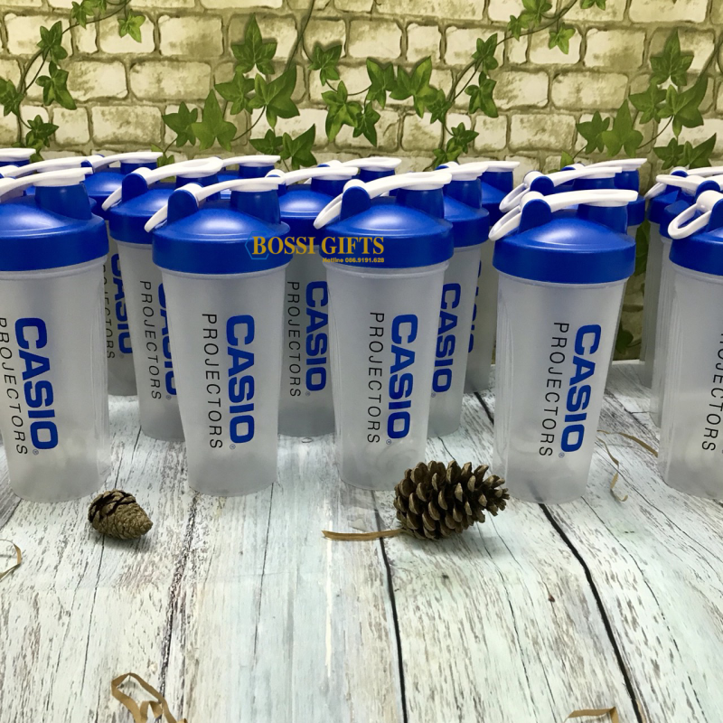 Bình nước du lịch 600ml, quà tặng in logo Casio - Minh Nam Tech Bình nước du lịch 600ml, quà tặng in logo Casio - Minh Nam Tech