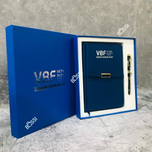 Bộ quà tặng sổ bút logo VPF