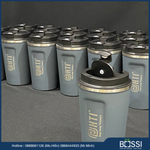 Cốc giữ nhiệt khắc logo